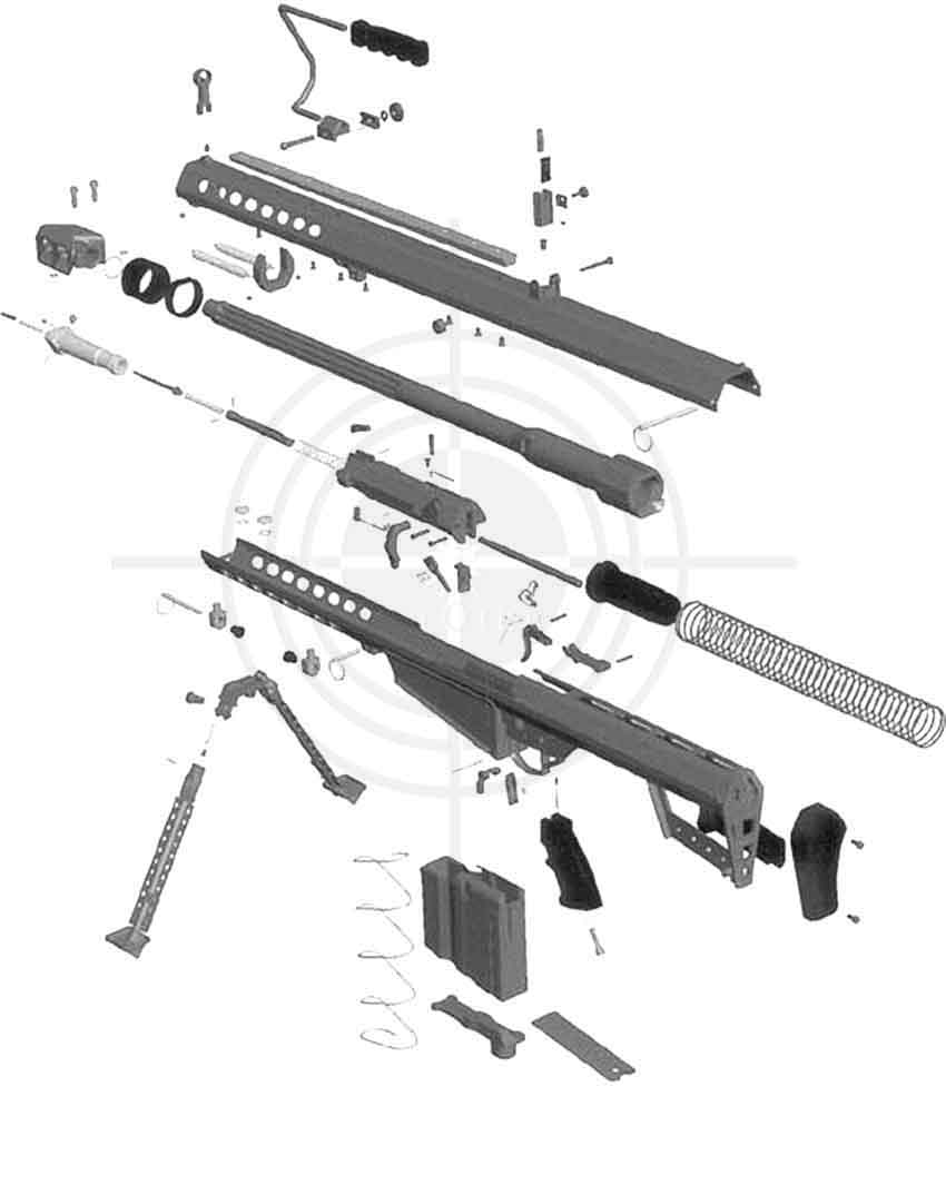 بندقية القنص المضادة للآليات ذات العيار الثقيل باريت م82 -- Barrett M82 Barrett%20M82%20A1