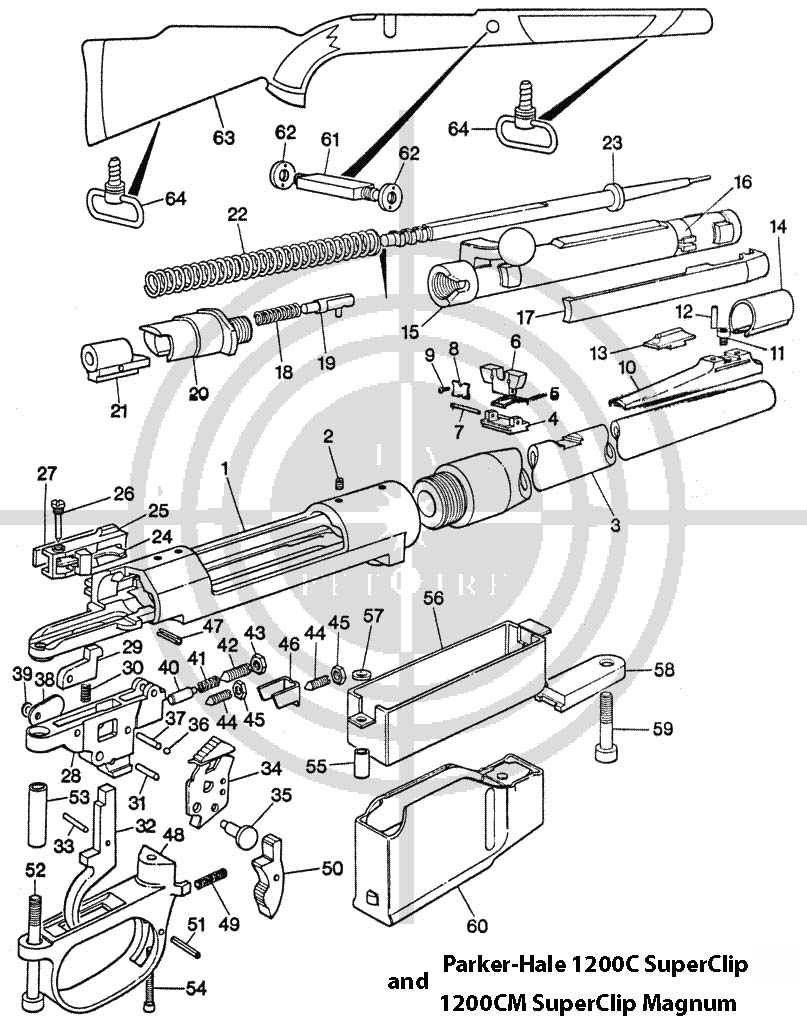 ENLEVER LA CROSSE  SUR UNE PARKER HALE   Parker-Hale%201200C%20SuperClip%20and%201200CM%20SuperClip%20Magnum