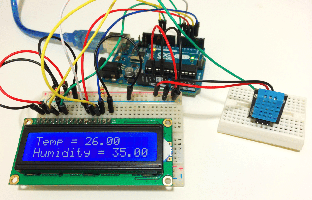 Diễn đàn rao vặt tổng hợp: Bộ tự học arduino và học lập trình arduino cơ bản Arduino-DHT11-Humidity-and-Temperature-Sensor-With-LCD-Output