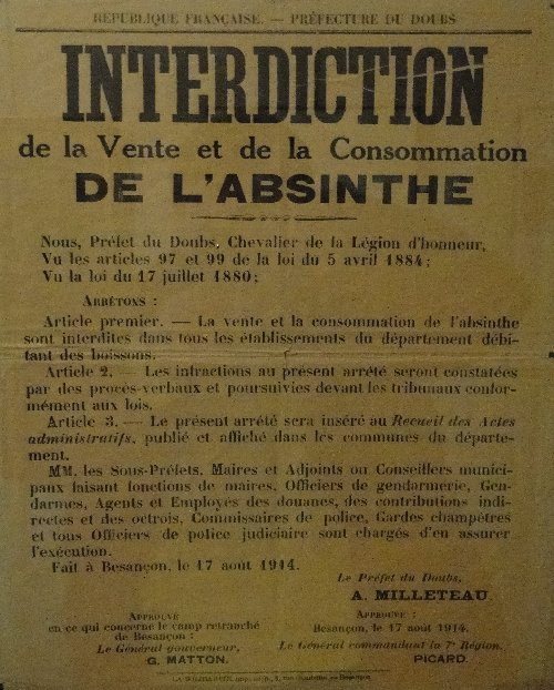 La Fée Verte - La route de l'absinthe - 8 mai 2012 Interdit