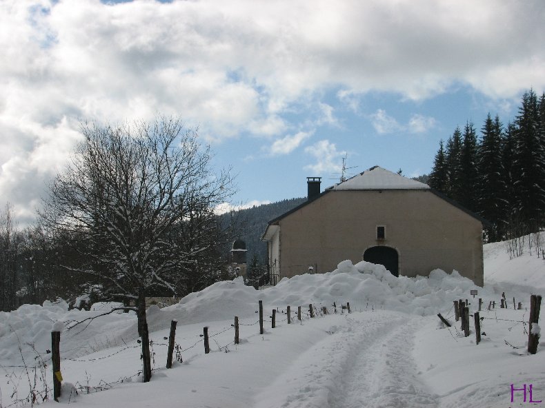 Dimanche de neige dans la vallée de la Valserine - 7 février 2010 0002