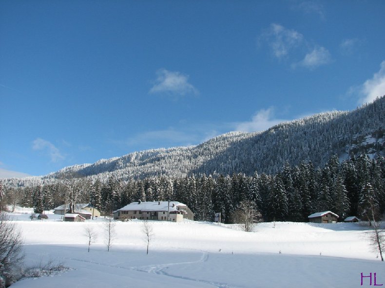 Dimanche de neige dans la vallée de la Valserine - 7 février 2010 0016