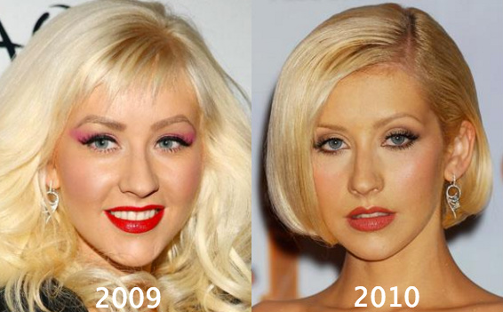 Christina Aguilera >> preparando nuevo álbum [IV] - Página 25 Christina-Aguilera-plastic-surgery-2009-2010