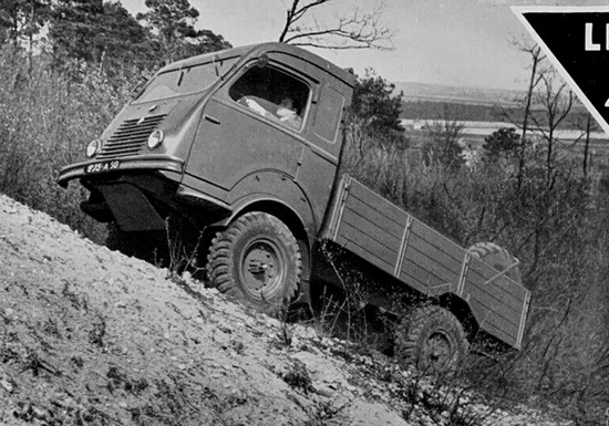 camion SIMCA francesi Renault-750kg-4x4