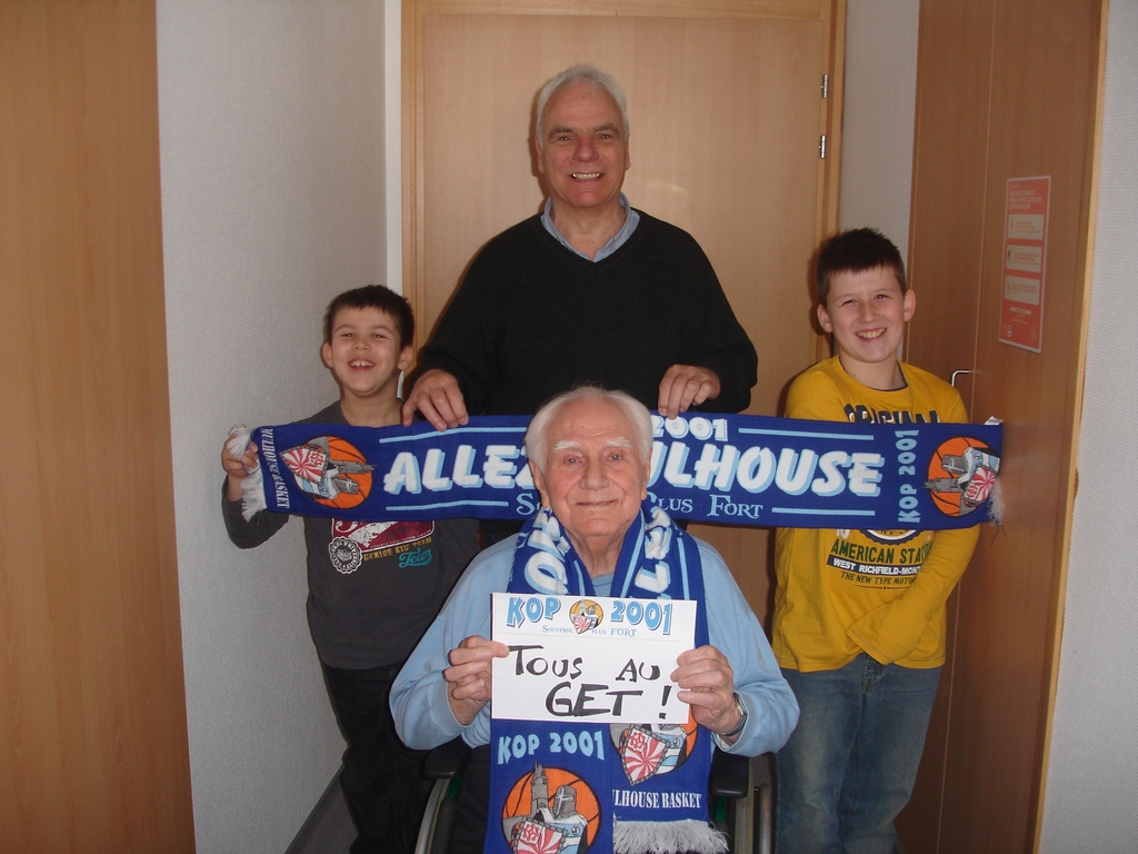 [Mars 2014] Les encouragements avant le match au GET Vosges Cerb