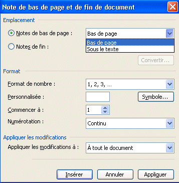 Word 2003 - Menu Insertion Word2003-insertionreference2