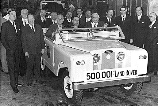 Histoire des land rover 500001production