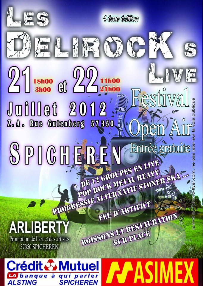 21 & 22 Juillet : festival rock à spicheren Fly-spicheren