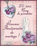 ANNIVERSAIRE DE MARIAGE Carte20p
