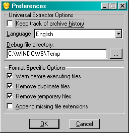 Universal Extractor 1.5 / 1.6 beta Uniextract_prefs