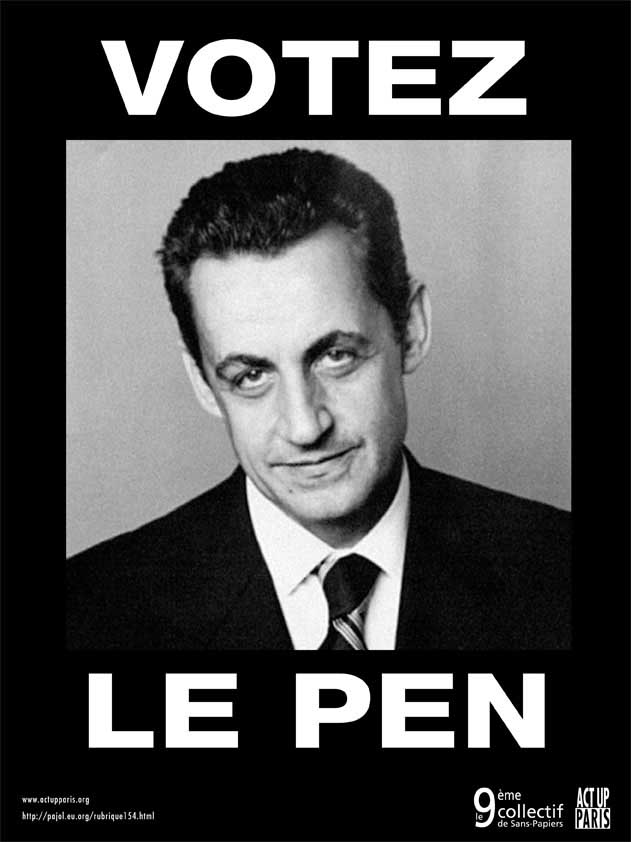 سياسيون بمنتهى الجاذبية.....لوووول Affiche-sarkozy-a4-bd