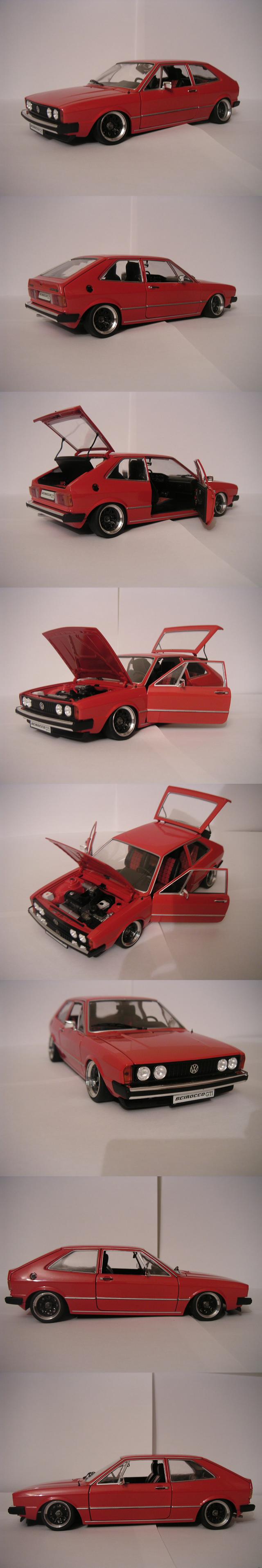 Scirocco GTI german look (Revell 1:18me) ! Scirocrevell