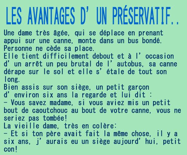 Histoires drôles pour vous détendre - Page 10 Avantages