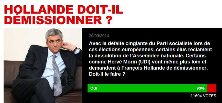 Gouvernement Valls 2 ça va valser ! Macron ne vous offrira pas de macarons...:) - Page 3 Hollande-demission-RMC_Herve_Morin