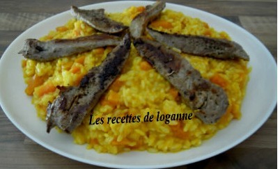 Risotto au potiron et aux aiguillettes de canard 6880aeaa