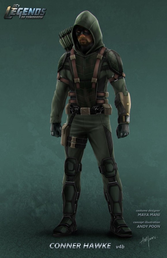 LEGENDS OF TOMORROW ( série TV dérivée de Flash et Arrow ) - Page 3 Legends-of-tomorrow-concept-art-conner-hawke-580x896