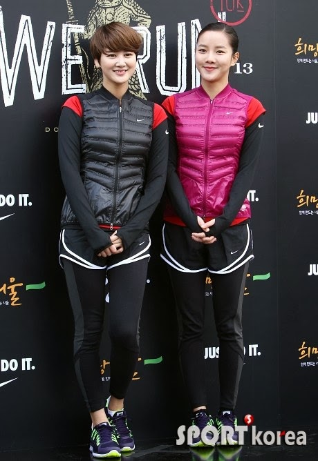 [Pics SPICA][17.11.13] Ju Hyun & Bo Hyung dự cuộc thi marathon "Nike We Run 10K Seoul 2013" 20131117160105365