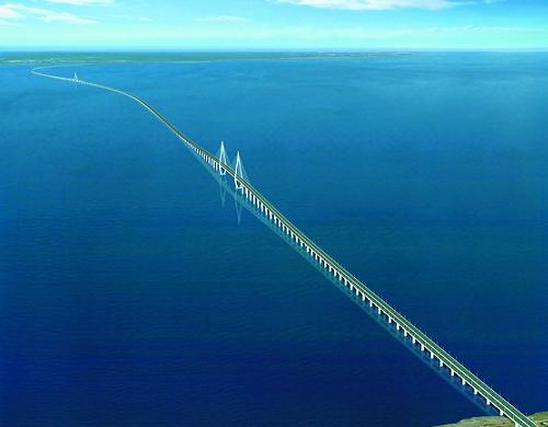 Jembatan terpanjang di dunia Hangzhou_Bay_bridge_Zhejiang