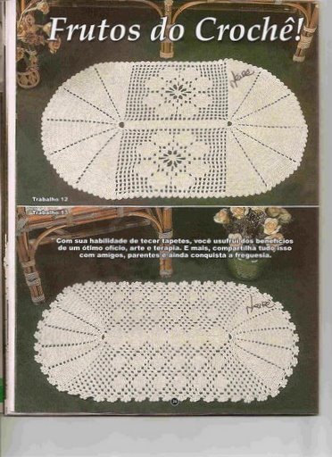 موسوعة المشايات زيني بها المساحات الفارغة كروشية بالباترون Tapete%20oval%20cru