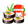 Food gifs ^^ Sushi1