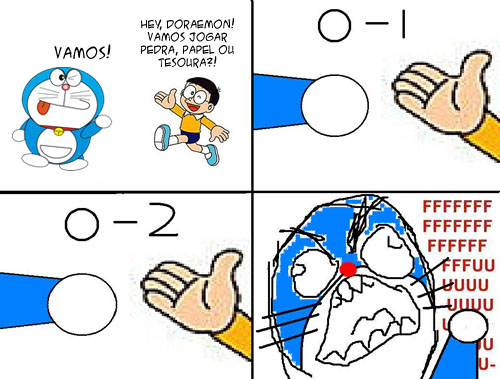 Pedra Papel e Tisora Fail Doraemon