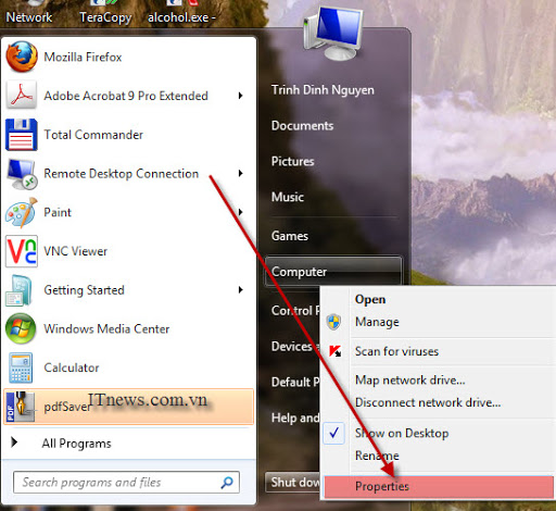 Kích hoạt Remote Desktop trong Windows 7  Remote%20Desktop
