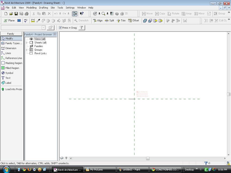 Một số thao tác để thay đổi cách hiển thị Level trong Revit Untitled2