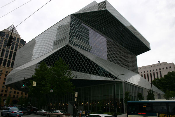 اغرب المنازل في العالم Seattle-Public-Library