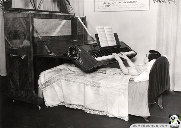 || COOL INVENTIONS FROM THE PAST|| INTERESTING AND FUNNY|| Cool-inventions-piano-bedridden