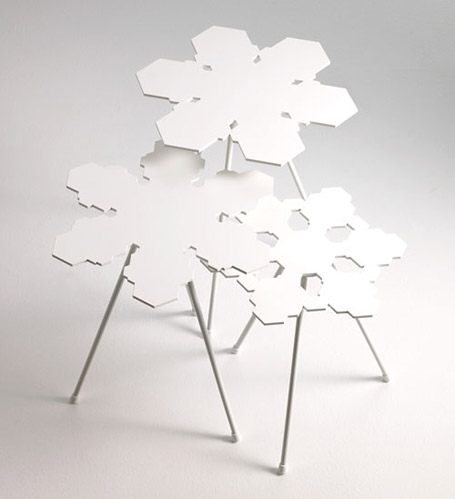 ترابيزات مبتكرة حديثة Creative-tables-snowflake-1