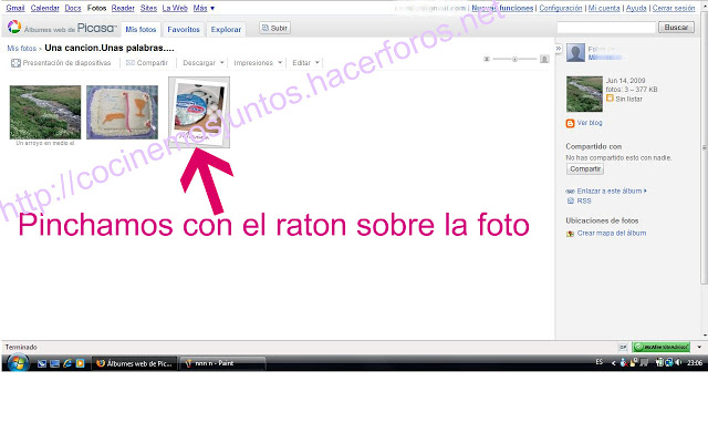 Tutorial para poner imagenes en el foro. Mmmm