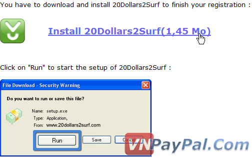 kiếm tiền online với 20Dollars2Surf -bật máy là có tiền 20Dollar_Download