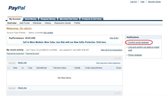 طريقة عمل حساب باي بال PayPal مجاني + الربح المضمون عن طريق الانترنت شرح كامل بالصور خطوة بخطوة  Paypalconfirm