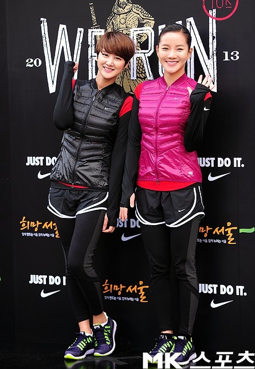 [Pics SPICA][17.11.13] Ju Hyun & Bo Hyung dự cuộc thi marathon "Nike We Run 10K Seoul 2013" 20131117_1384673266