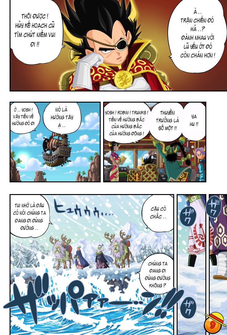 [Màu] Cross Epoch (Dragonball + OnePiece) 09