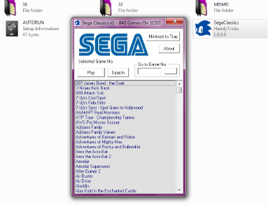 Sega Emulator + 800 Games U1