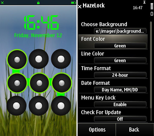 3 App para desbloquear Nokia Symbian MazeLock4