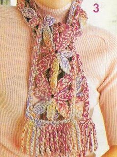 موسوعة كوفيات الكروشية (crochet scarfs ) بالباترون Cachecol%20flor