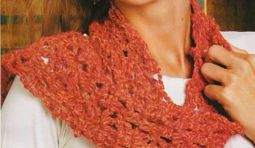 موسوعة كوفيات الكروشية (crochet scarfs ) بالباترون CACHECOL%20CROCHE%20VERM%20MESCLADO