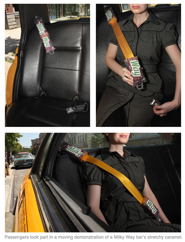 اعلانات مبدعة ولطيفة - Cool and Creative Ambient Ads 33-Cool-and-Creative-Ambient-milky-taxi