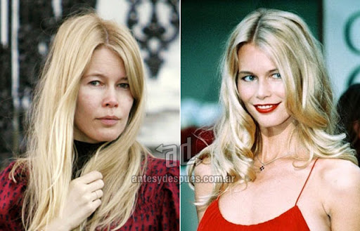  Y COMO PASAN LOS AÑOS......  antes y después..... Claudia-Schiffer_sin-maquillaje-without-makeup