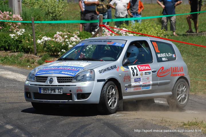 Alexis MURAT / Johan GRES - Clio RS F214 Rallye%20du%20Rouergue%202010%20947