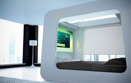 Tempat Tidur yang Mengagumkan Hican-bed-futuristic-bed-room