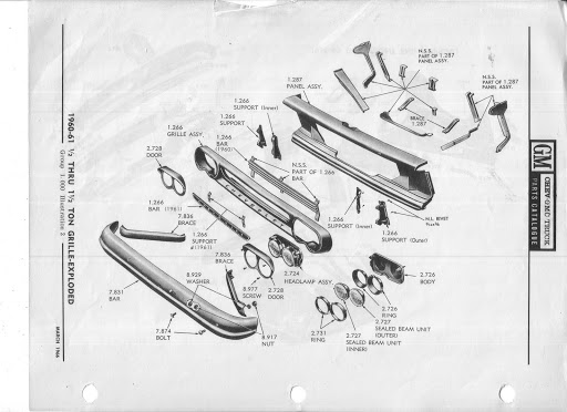 chevrolet - Description et spécifications Chevrolet GMC 1960-1966 Image11