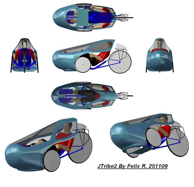 JTrike2 Projet Velomobile JTrike2