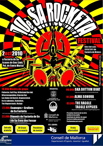 Sa Rocketa Festival. Octubre 2010. Santa María del Camí Sarocketa10poster