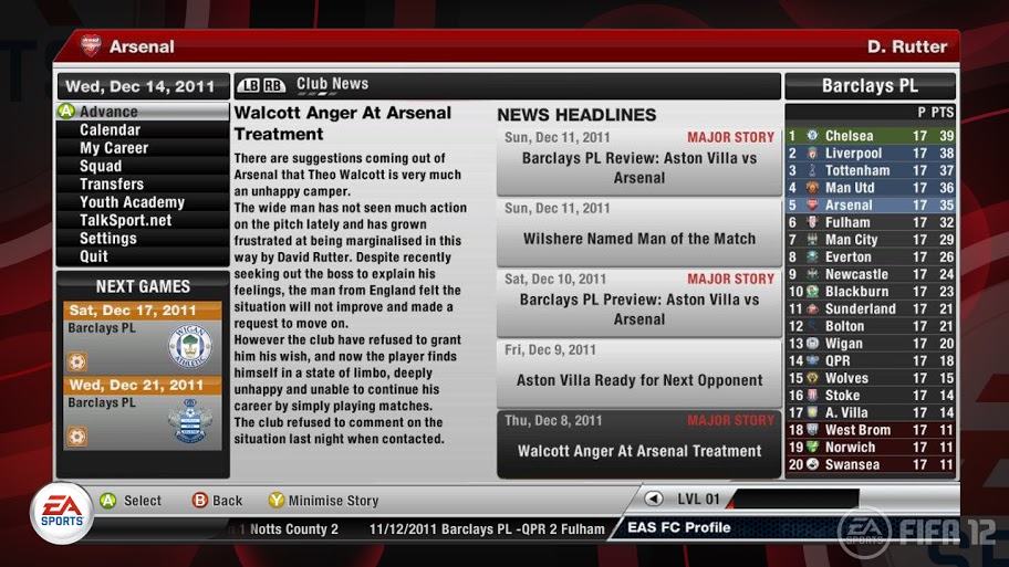 Confiram as primeiras novidades do modo Carreira de FIFA 12 FIFA12_X360_CareerMode_Arsenal_ClubNews_Extended_WM