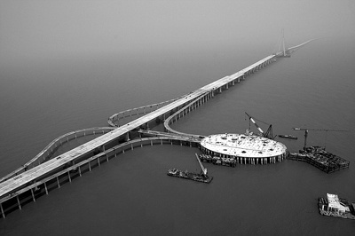 Jembatan terpanjang di dunia Hangzhou_bridge