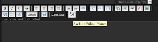 Switch Editor Mode Machinusmanga12