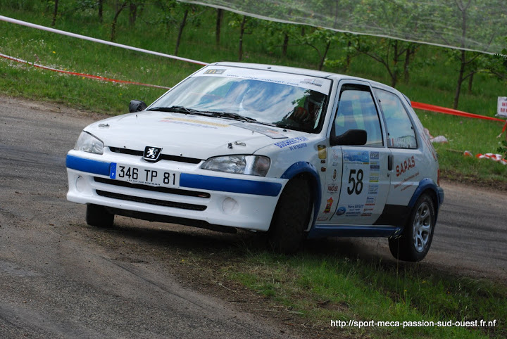 Romain FAVREAU / Damien AUGUSTIN - 106 S16 A6 Rallye%20du%20Chasselas%202010%20451